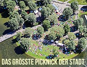 Im Olympiapark steigt das größte Picknick der Stadt am 23.06.2019 (c) Fotograf Thomas Kiewning (www.BKMediaSolutions.de)